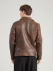 PARAN MEN'S BIKER JACKET - Nut