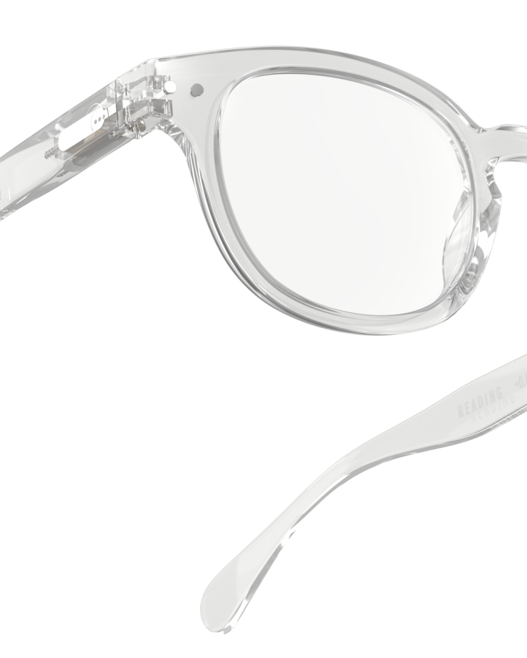 READING GLASSES #C CRYSTAL