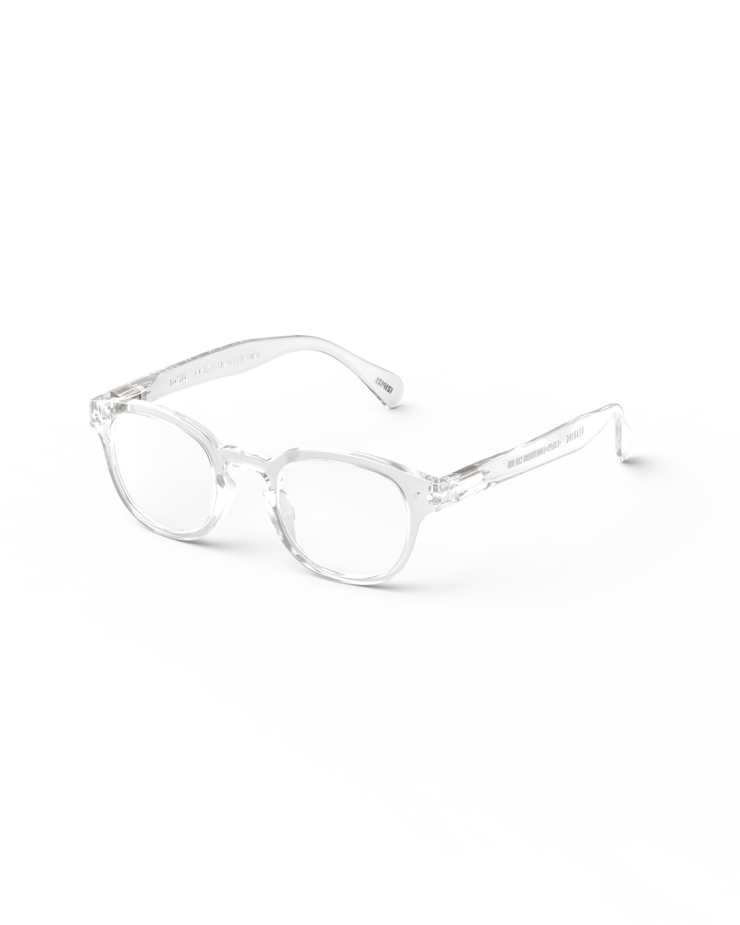 READING GLASSES #C CRYSTAL