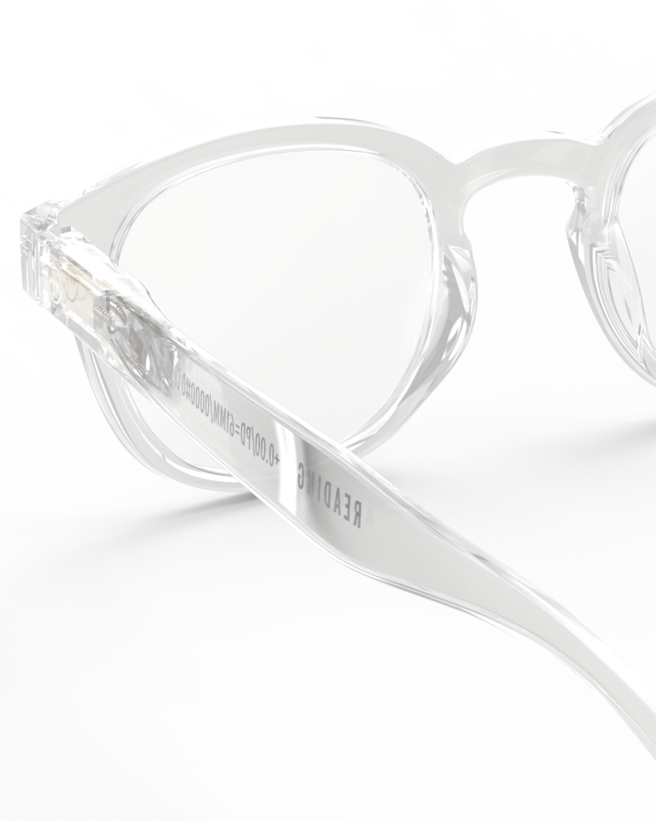 READING GLASSES #C CRYSTAL