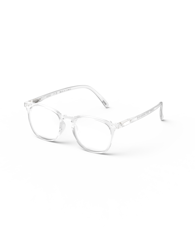 READING GLASSES #E CRYSTAL