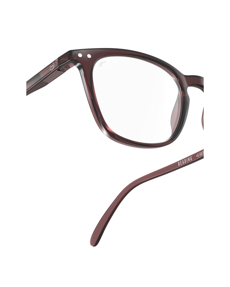 READING GLASSES #E OLD LEATHER