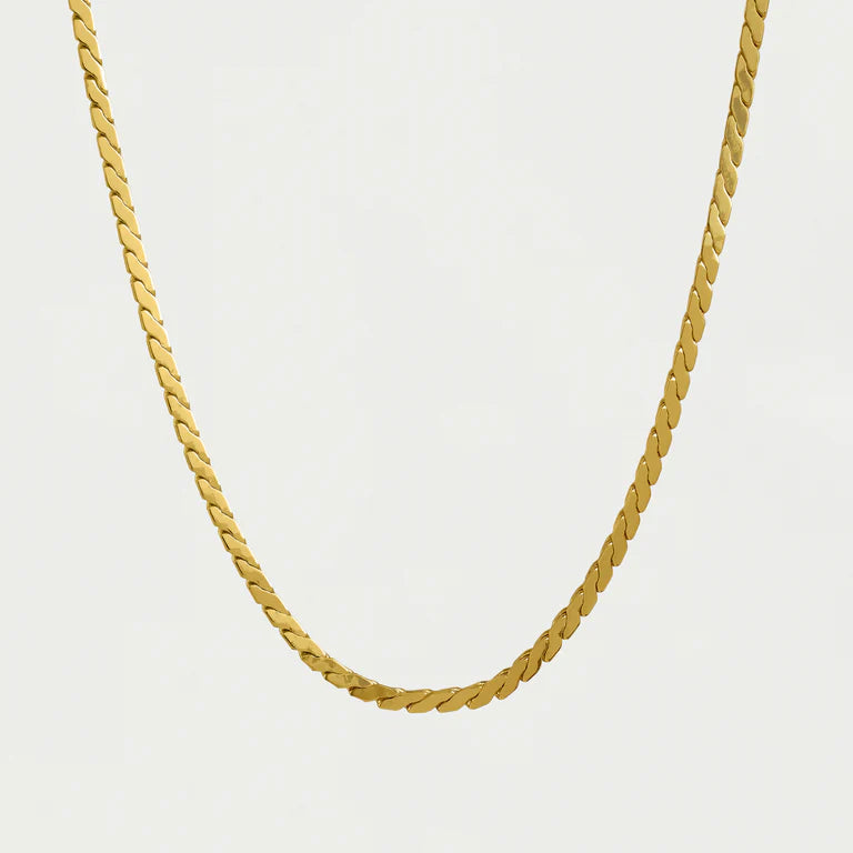 OSLO CHAIN NEKCLACE in Gold