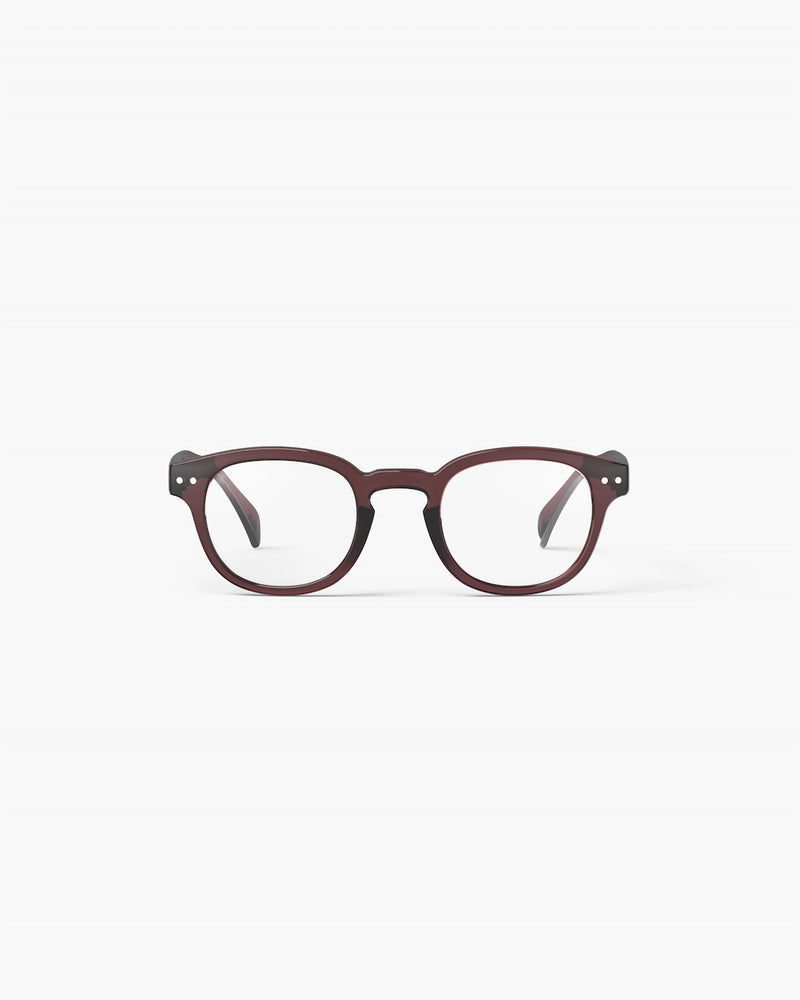 READING GLASSES #C OLD LEATHER