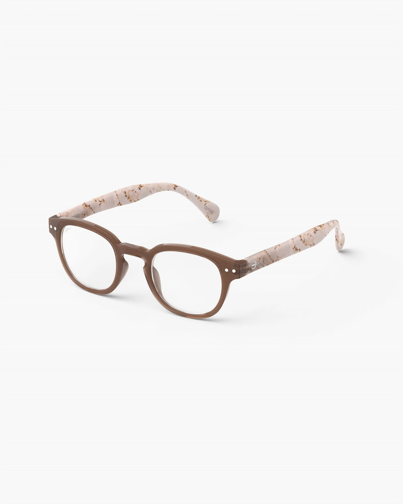 READING GLASSES #C LIGHT MARBLE