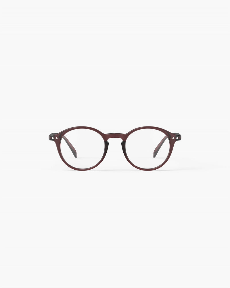 READING GLASSES #D OLD LEATHER