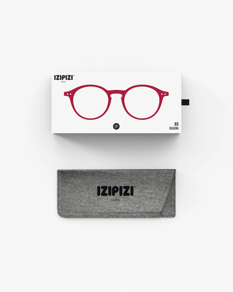 READING GLASSES #D CHERRY RED