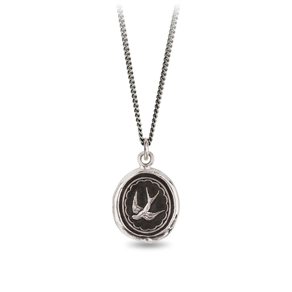 STERLING SILVER TALISMAN NECKLACE - FREE SPIRITED