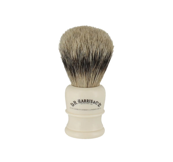 H RANGE IVORY SHAVING BRUSH - BEST BADGER