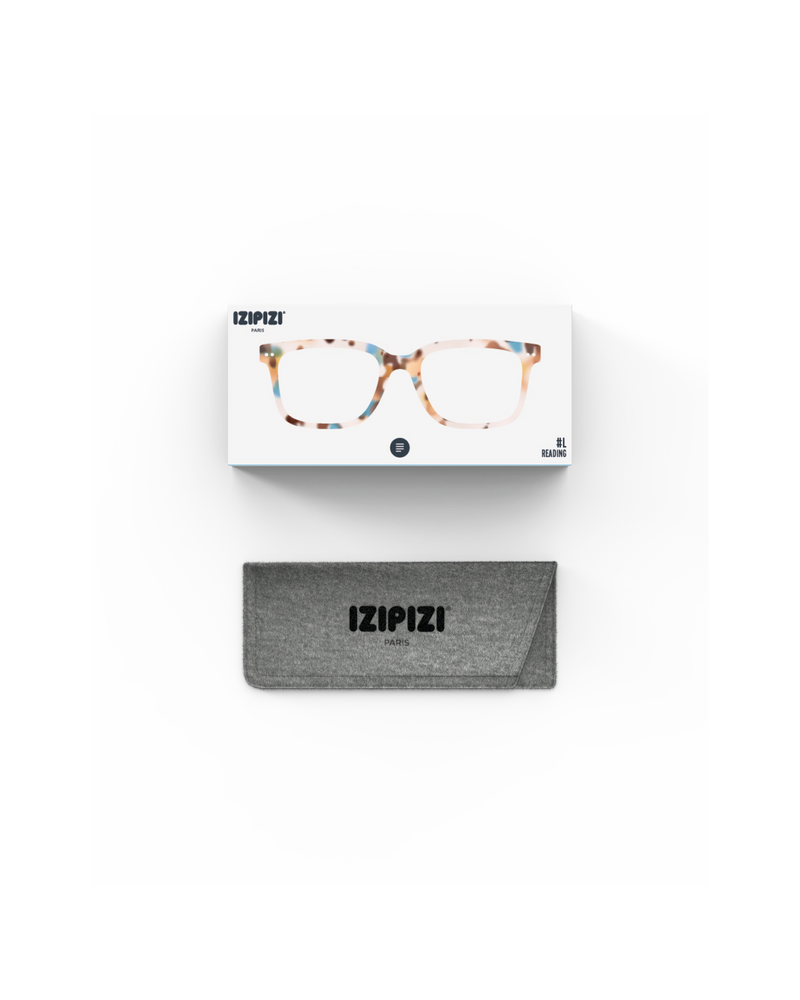READING GLASSES #L BLUE TORTOISE