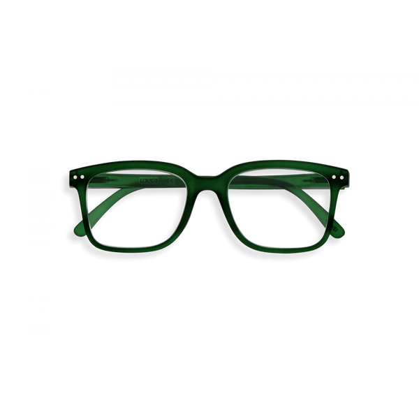 READING GLASSES #L GREEN CRYSTAL