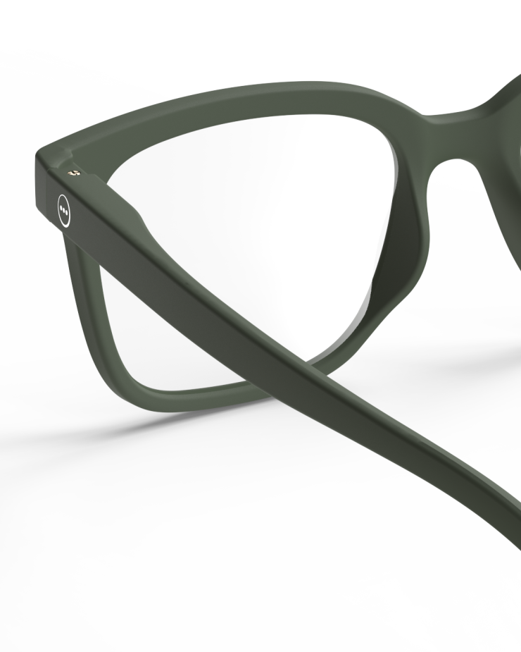 READING GLASSES #L KAKI GREEN