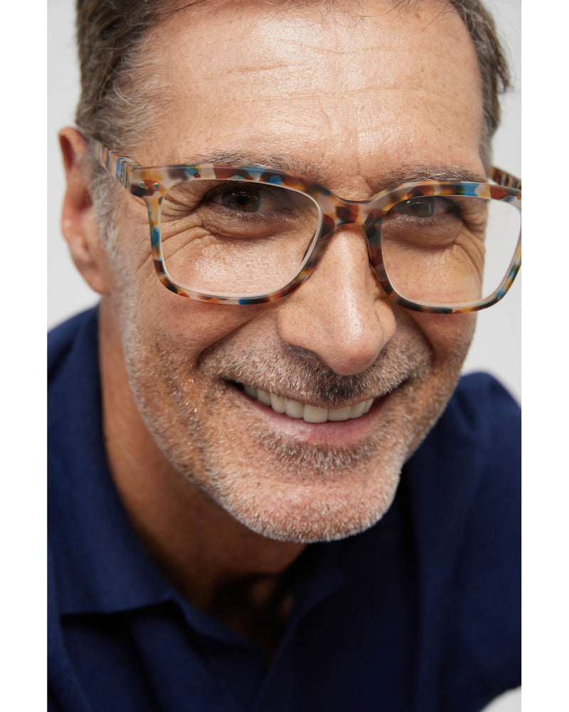 READING GLASSES #L BLUE TORTOISE