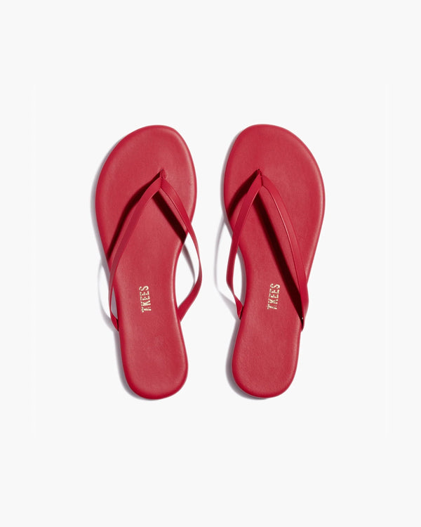 Flip Flops - Lily Solids - Red