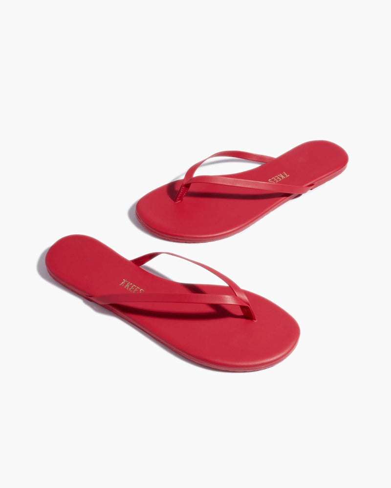 Flip Flops - Lily Solids - Red