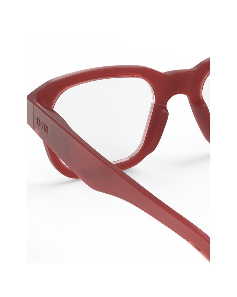 READING GLASSES #QUOTE CARMINE RED