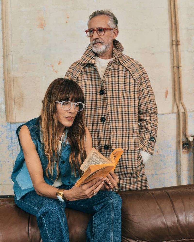 READING GLASSES #C CARMINE RED