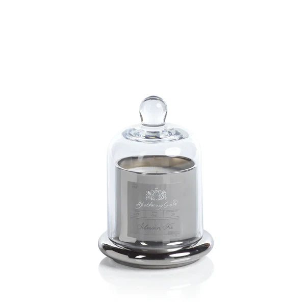 DOME CANDLE: SILVER - SIBERIAN FIR