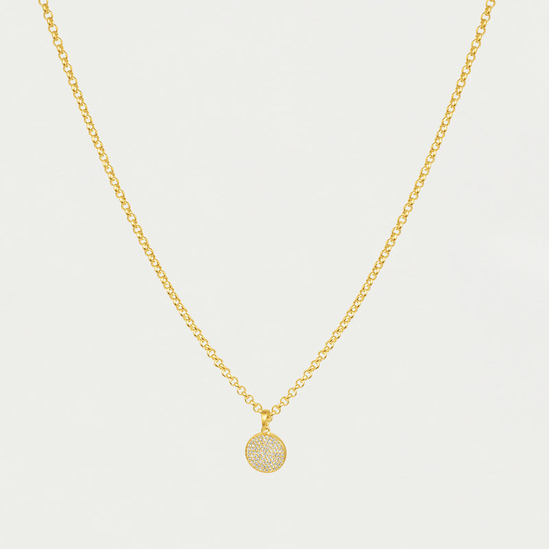 MADELEINE PAVE PENDANT NECKLACE