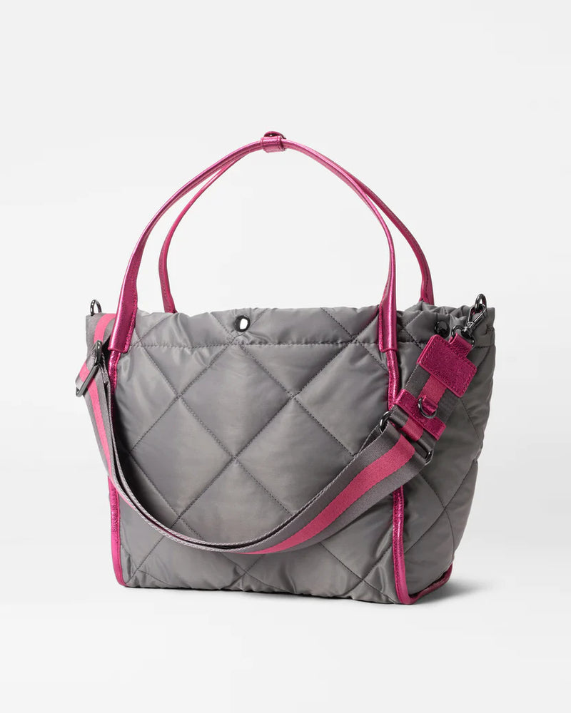 QUILTED MADISON SHOPPER in Ash