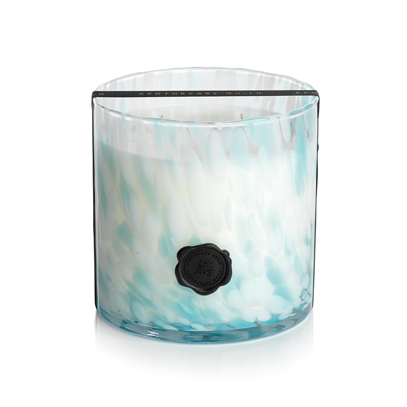 OPAL GLASS CANDLE JAR - SUNSET BEACH