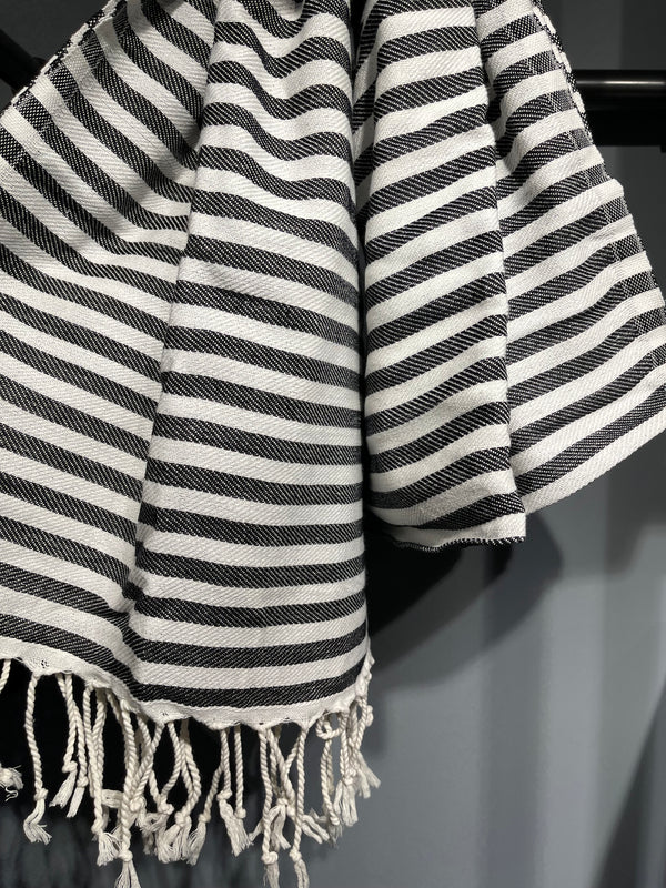 STRIPPY PESHTEMAL - BLACK