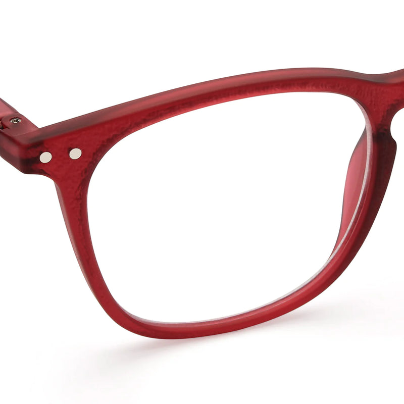 READING GLASSES #E ROSY RED