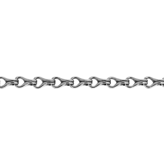 SMALL TWISTED EIGHT LINK BRACELET
