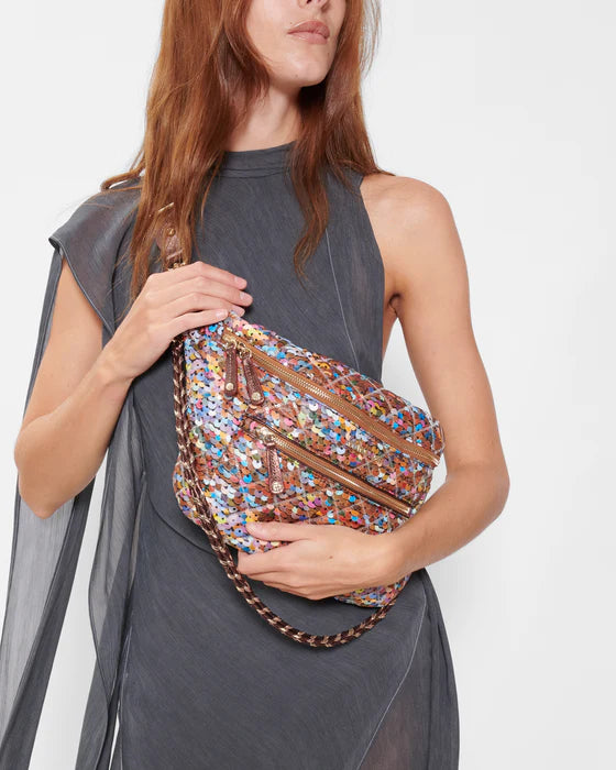 CROSBY CROSSBODY SLING in Spangle Sequin