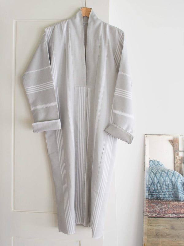 HAMMAM BATHROBE LIGHT GREY