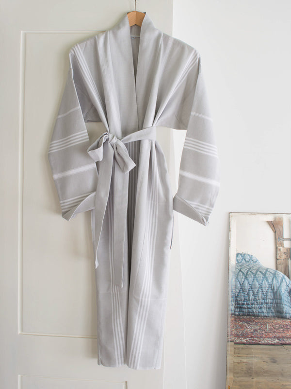 HAMMAM BATHROBE LIGHT GREY