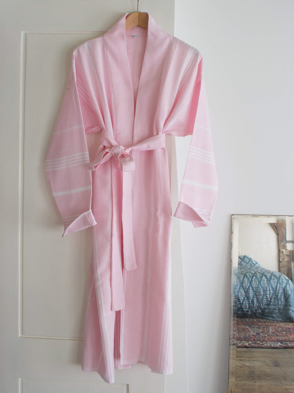 HAMMAM BATHROBE POWDER PINK