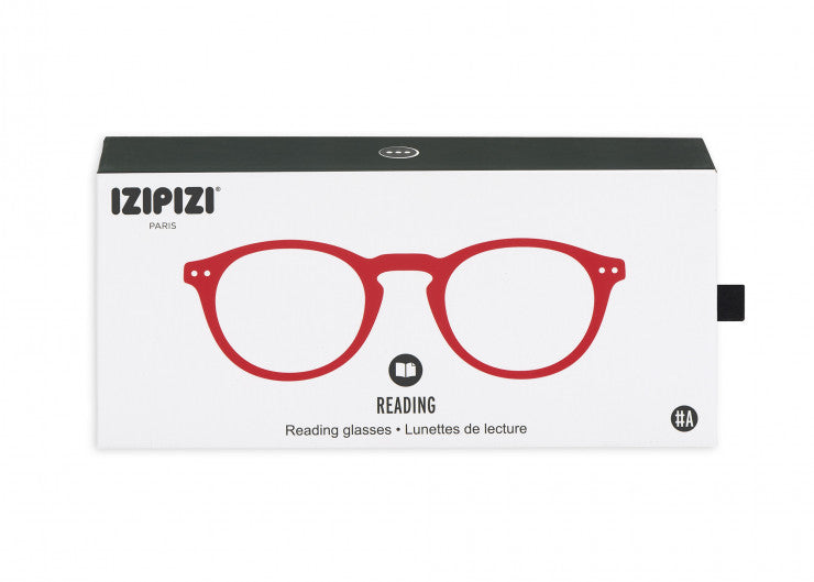 READING GLASSES #A RED CRYSTAL