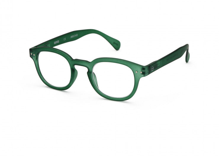 READING GLASSES #C GREEN CRYSTAL