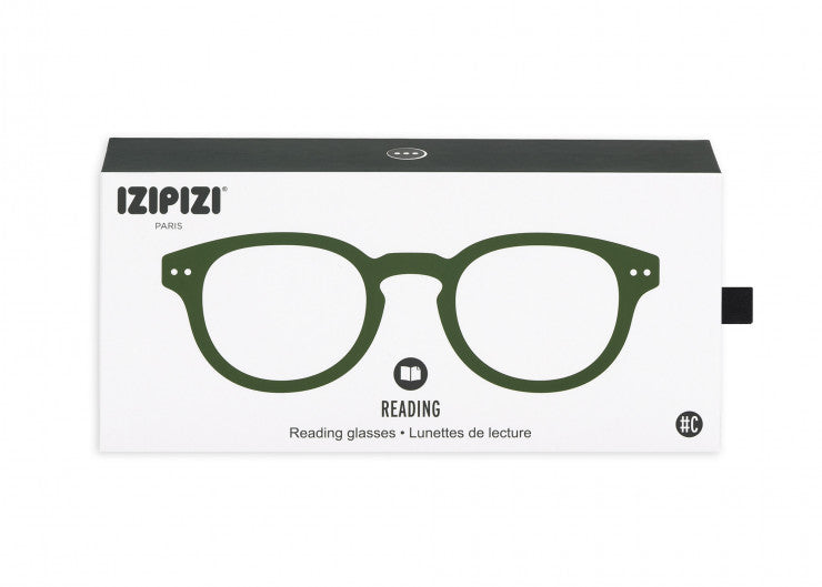 READING GLASSES #C GREEN CRYSTAL