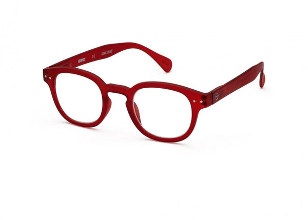 READING GLASSES #C RED CRYSTAL