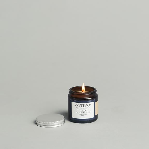 CLEAN CRISP WHITE JAR CANDLE 2.8OZ