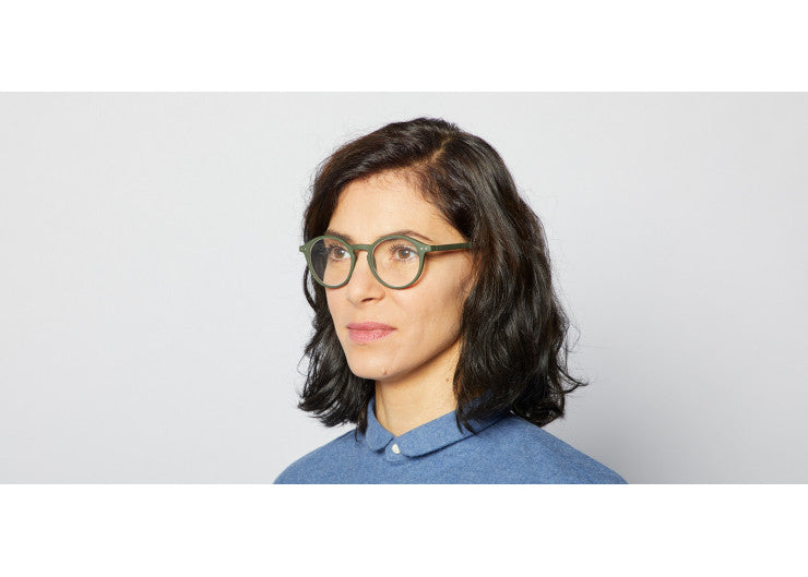 READING GLASSES #D KAKI GREEN