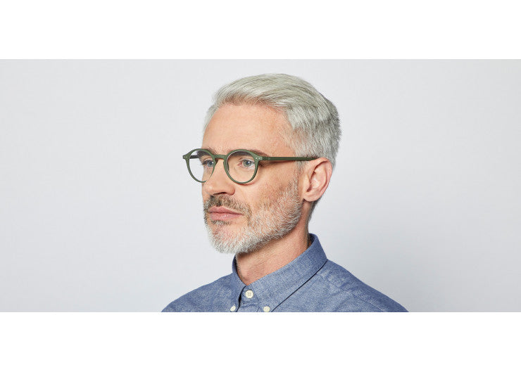 READING GLASSES #D KAKI GREEN