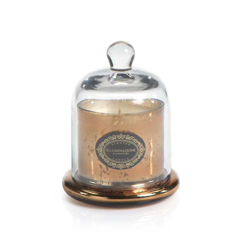 DOME CANDLE: ANTIQUE GOLD - VANILLA ORCHID